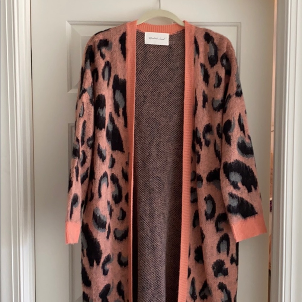 Mustard Seed Pinky peach cardigan